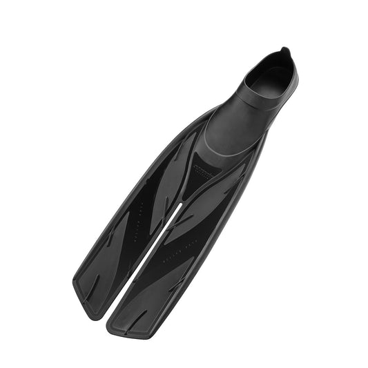Atomic Aquatics Full Foot Split Fins - Black / 4.5-5.5