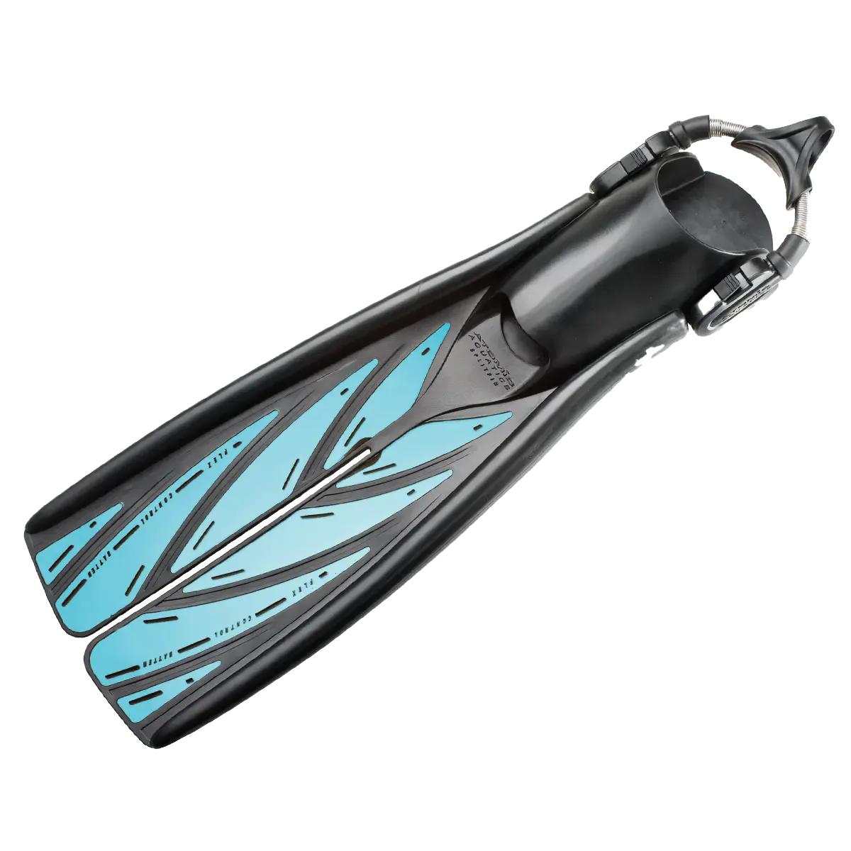 Atomic Aquatics Open Heel HEC SplitFins with Spring Straps