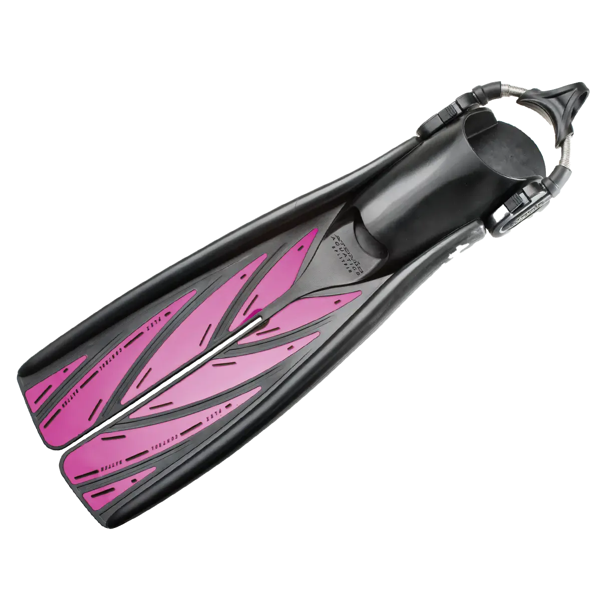 Atomic Aquatics Open Heel HEC SplitFins with Spring Straps