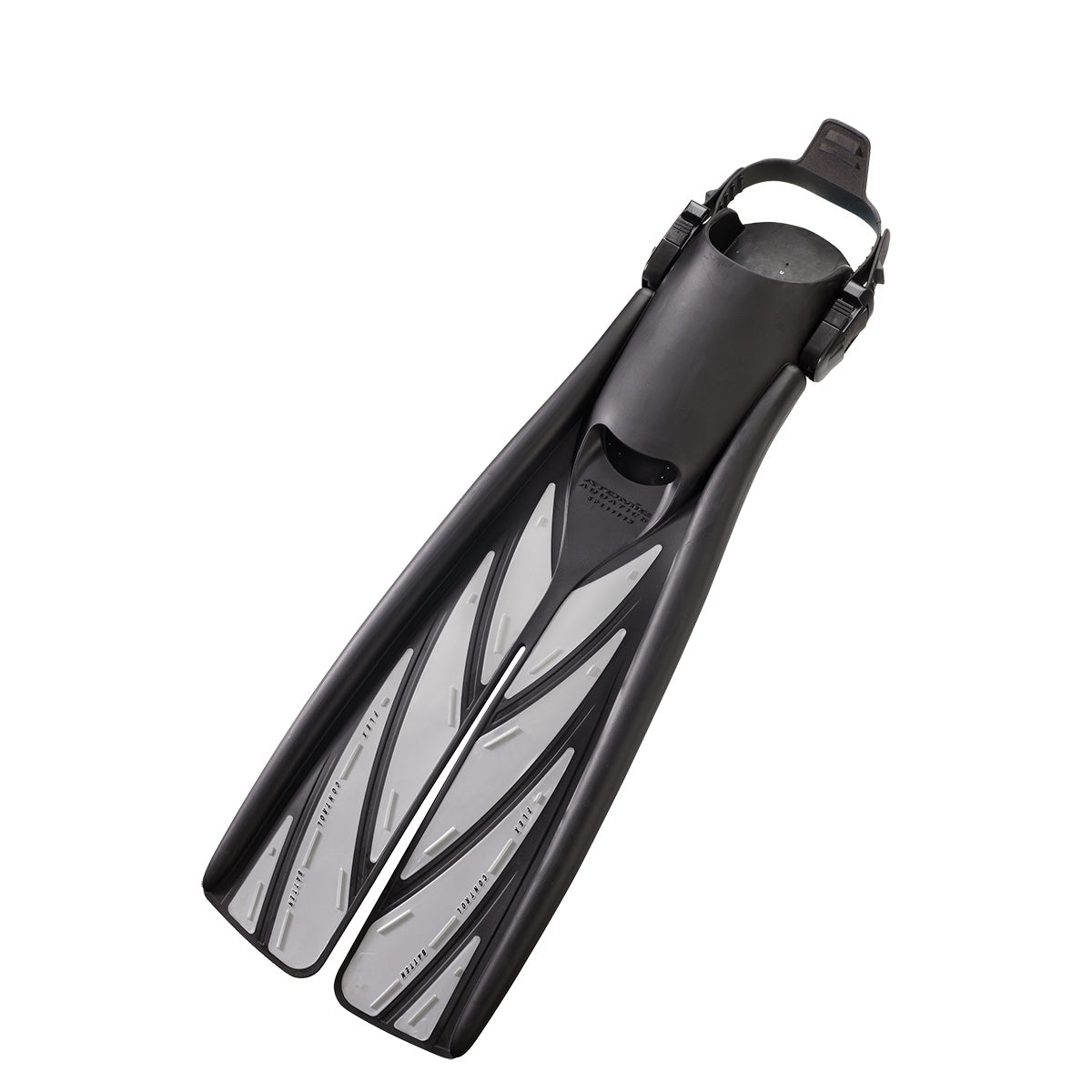 Atomic Aquatics Open Heel Split Fins - Small / Silver