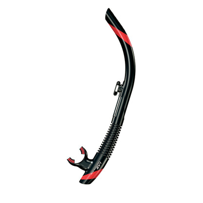 Atomic Aquatics SV1 Flex Snorkel - Black/Red