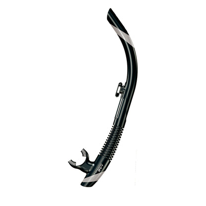 Atomic Aquatics SV1 Flex Snorkel - Black/Silver