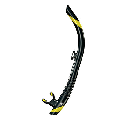 Atomic Aquatics SV1 Flex Snorkel - Black/Yellow