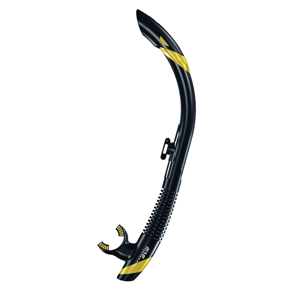 Atomic Aquatics SV2 Snorkel - Black/Yellow