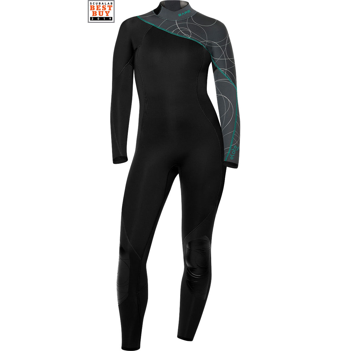 Bare 5mm Elate Full Wetsuit Grey - Women - 02