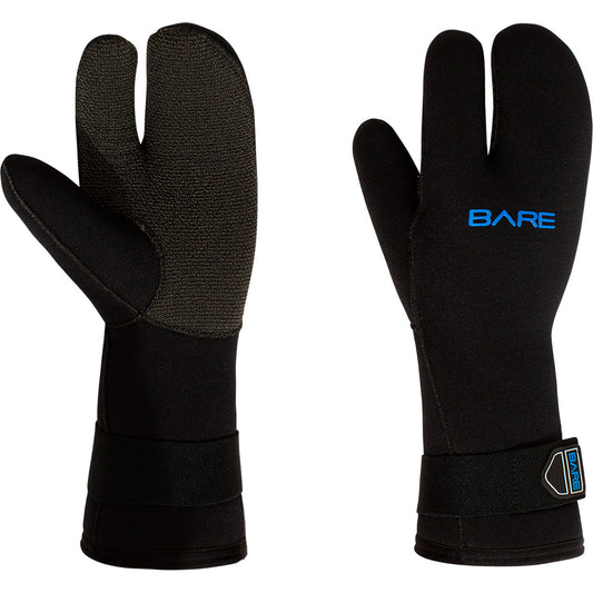 Bare 7mm K-Palm 3-Finger Mitt Glove - XX-Small