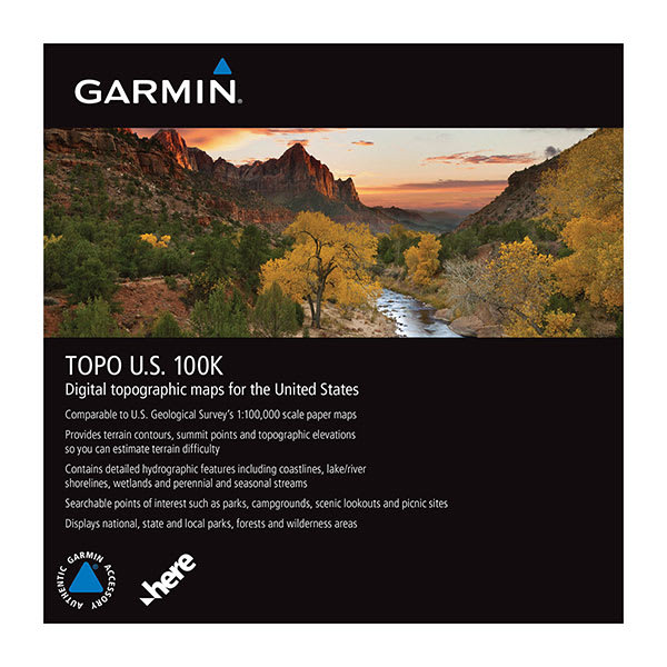 Garmin TOPO U.S. 100K