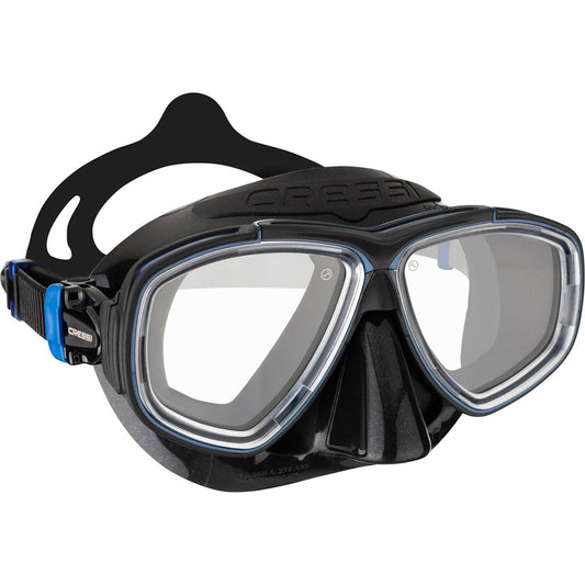 Cressi Dual Lens Prisma Diving Mask - Black/Blue - Scuba Mask