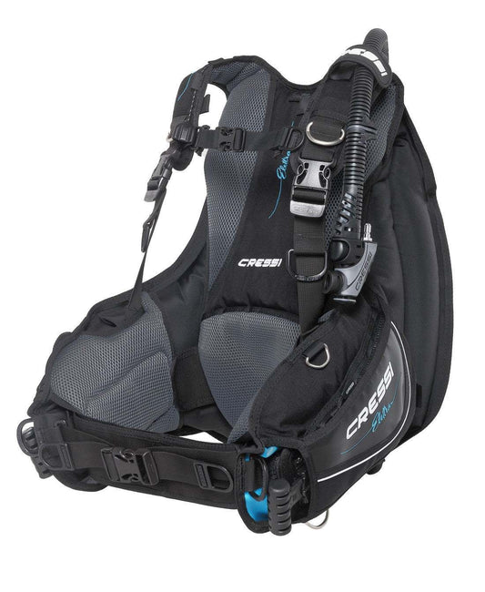 Cressi Elettra Woman BCD for female divers with buoyancy control and comfort features.