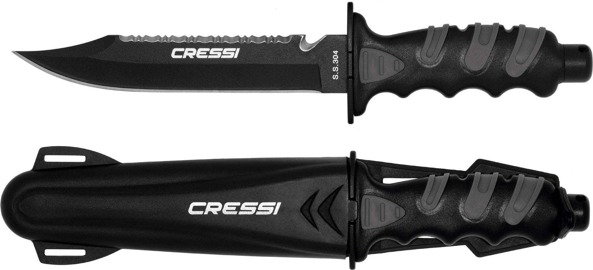 Cressi Giant Knife Black/Silver