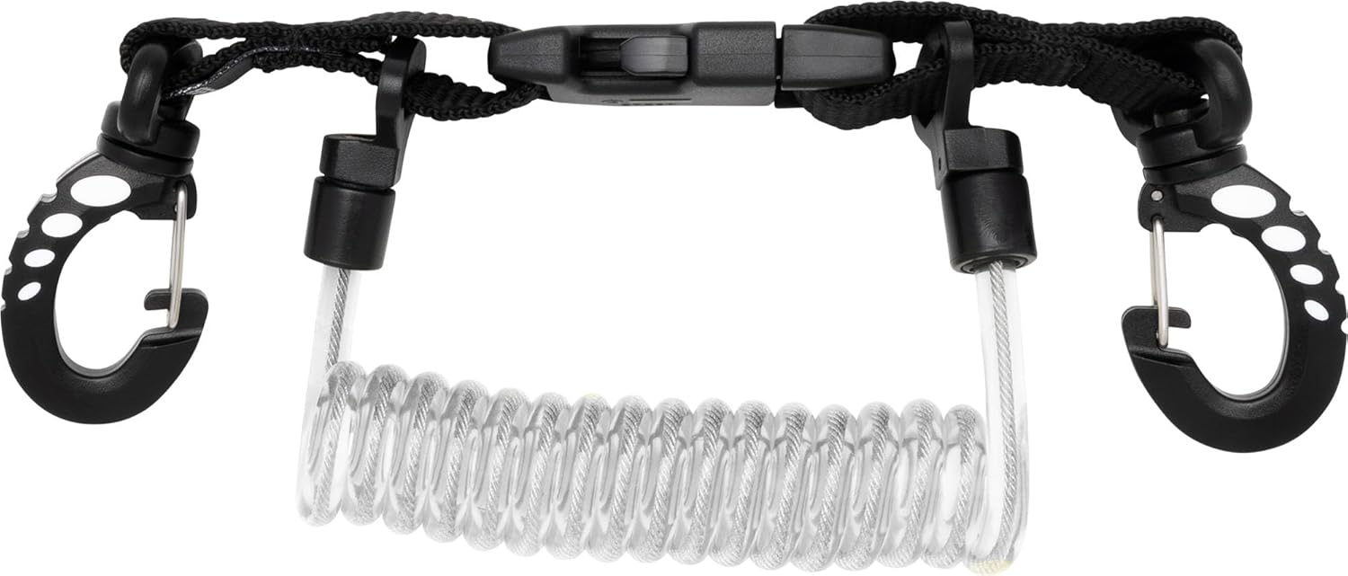 Cressi Spiral Laynyard With Clip Snap