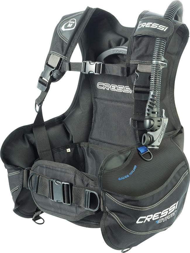Cressi Start BCD dive jacket with durable Cordura design and integrated anchoring systems.