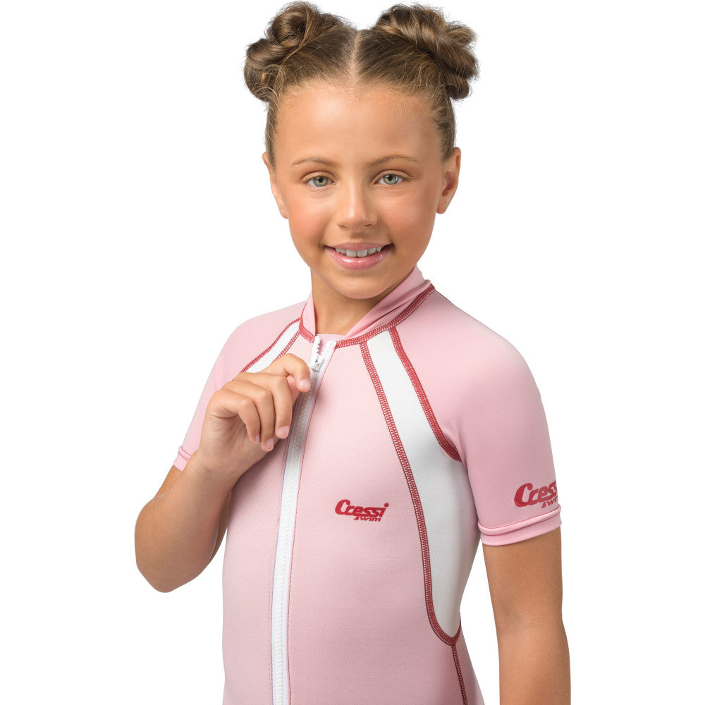 Cressi Kids Swimsuit Short Sleeve Girl