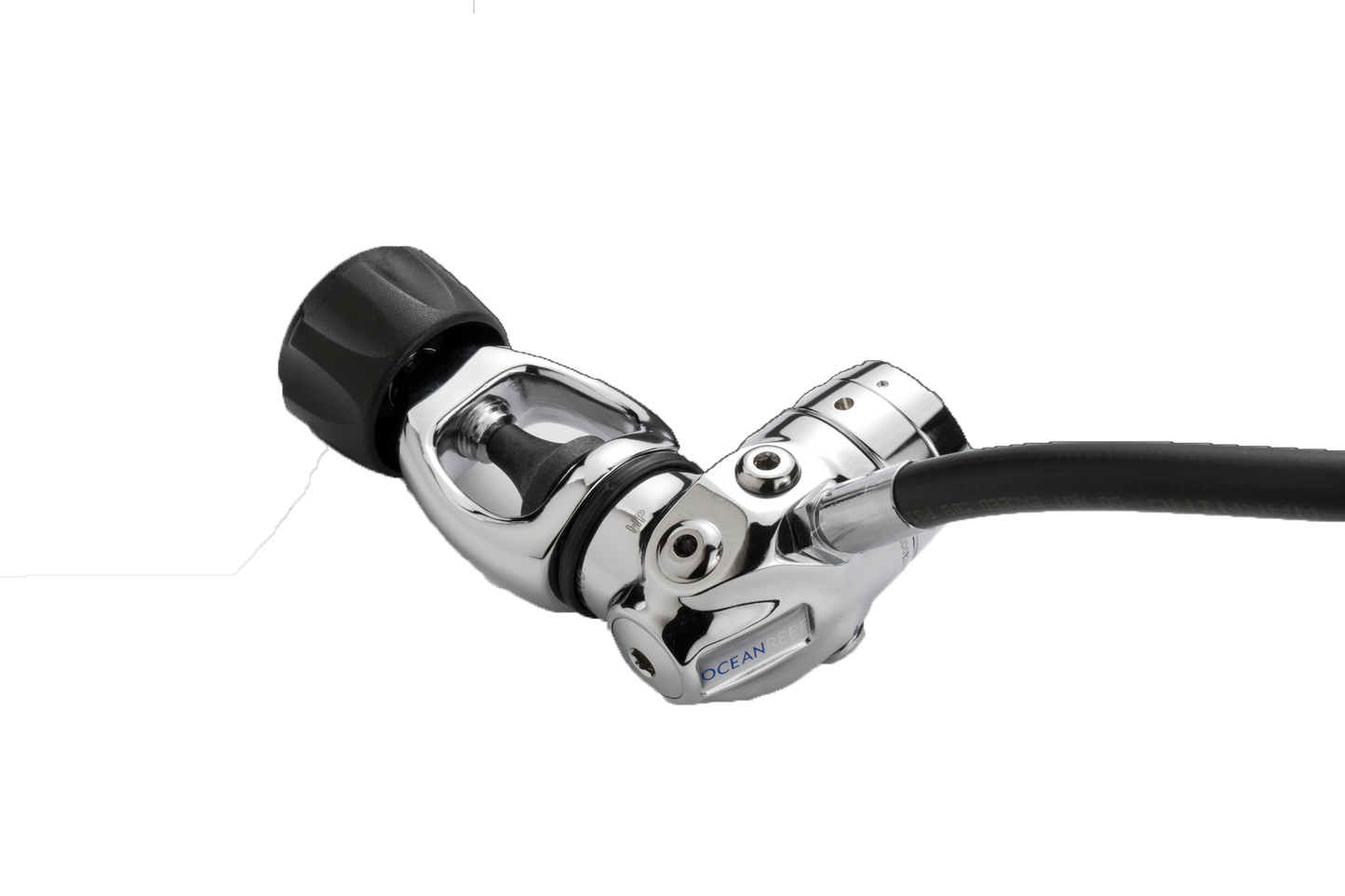 Ocean Reef 1st stage SL 35 TX DIN 300 with chrome-plated brass and anti-freeze kit.