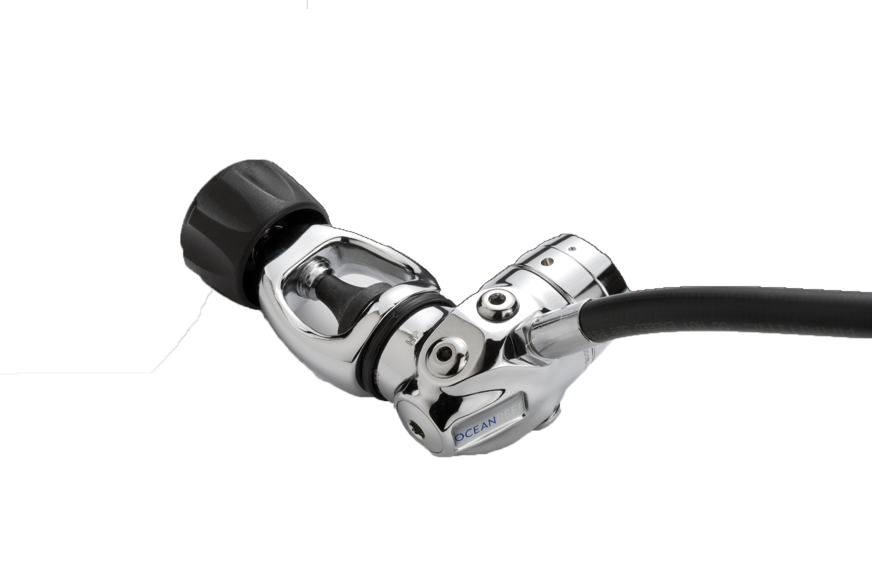 Ocean Reef 1st stage SL 35 TX DIN 300 with chrome-plated brass and anti-freeze kit.