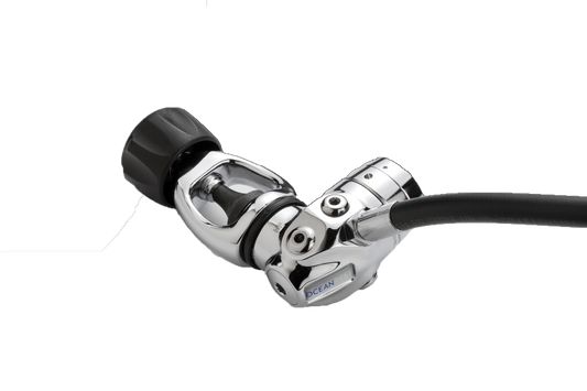 Ocean Reef 1st stage SL 35 TX DIN 300 with chrome-plated brass and anti-freeze kit.