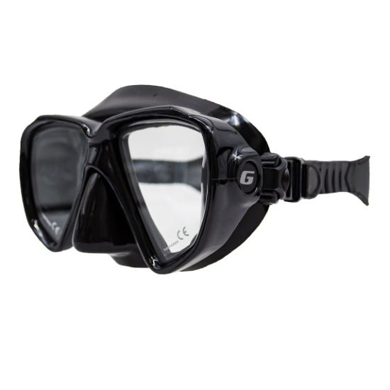 Genesis Glance Mask - Black Silicone