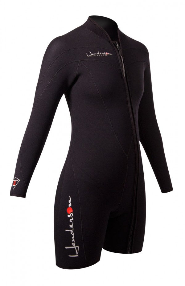Henderson Thermoprene 3 mm Women’s Front Zip Long Sleeve Shorty Jacket - 4 - Wetsuit