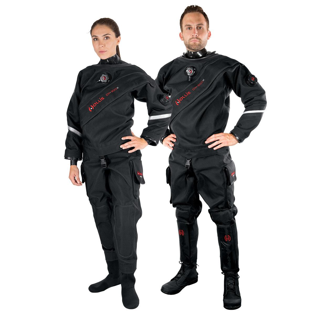 Hollis DX-300X Drysuit With Neoprene Socks -Unisex - X-Small