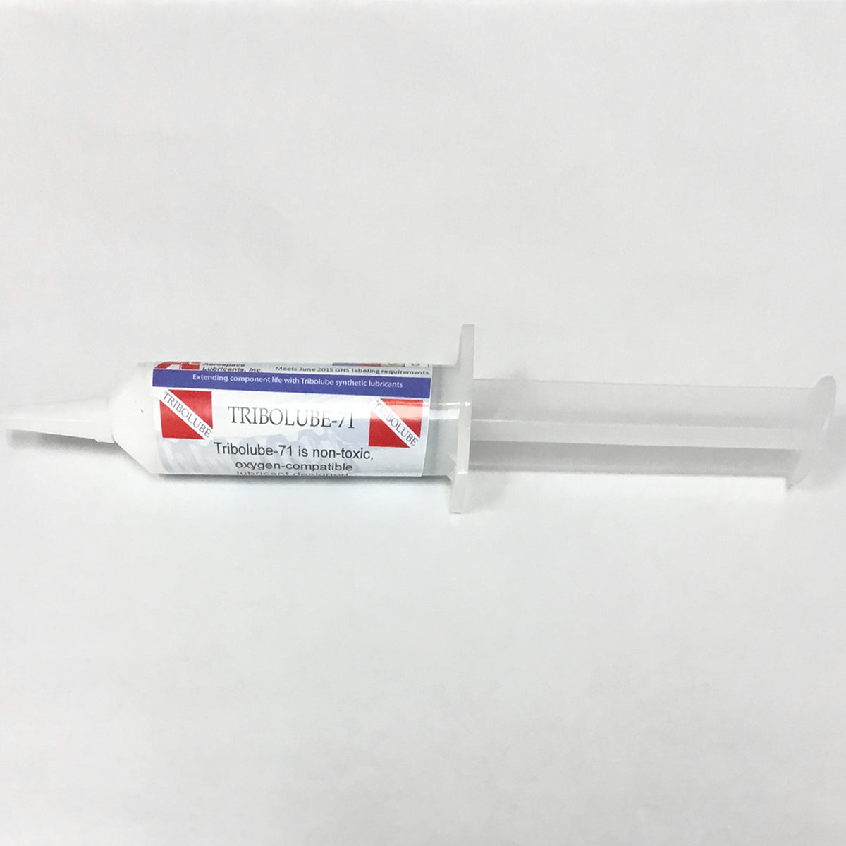 Hollis Tribolube 71 oxygen-compatible lubricant in 2oz syringe
