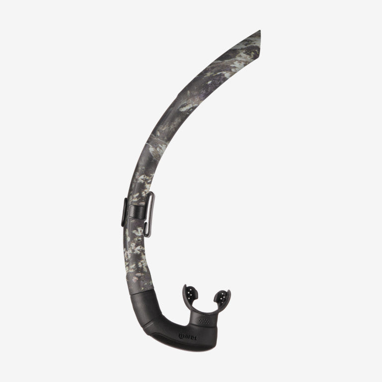 Mares Dual Camo Freediving Snorkel - Black Camo