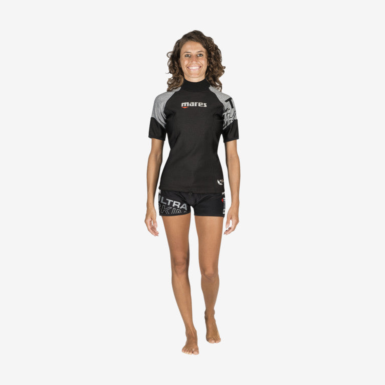 Mares Ultra Skin Short Sleeve She Dives Women’s Rash Guard - X-Small