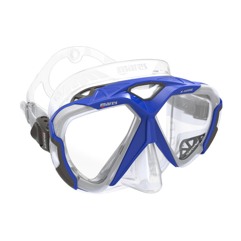 Mares X-Wire Scuba Mask - Blue/Clear