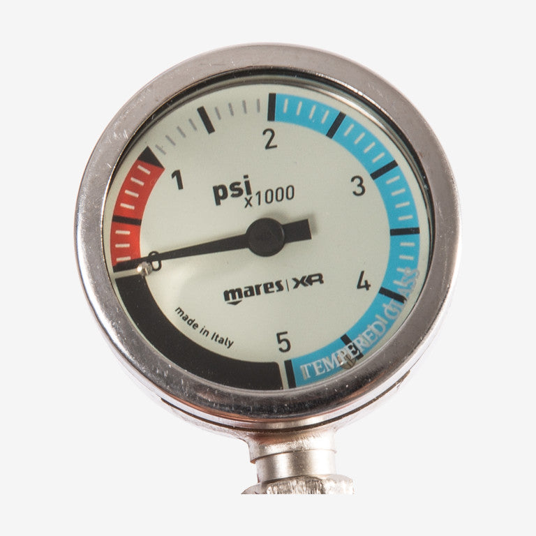 Mares XR SPG52 15cm Miflex Pressure Gauge - BAR