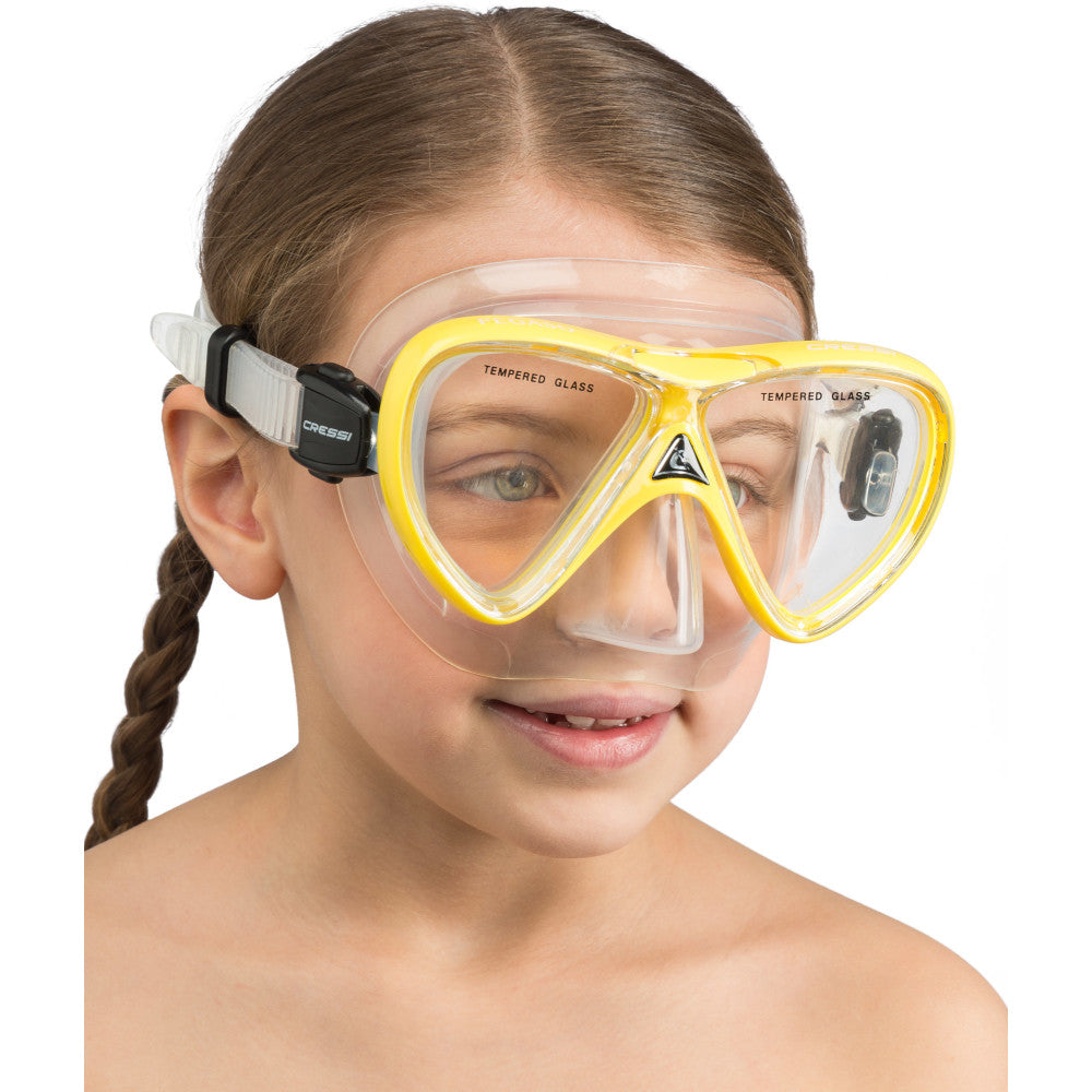 Cressi Pegaso & Iguana Semi-Dry Mask & Snorkel Set