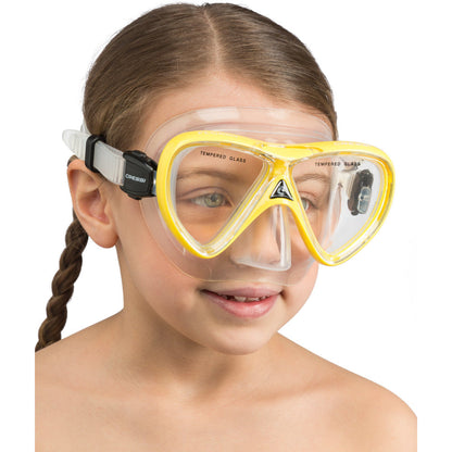 Cressi Pegaso & Iguana Semi-Dry Mask & Snorkel Set