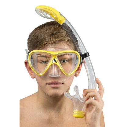Cressi Pegaso & Iguana Semi-Dry Mask & Snorkel Set