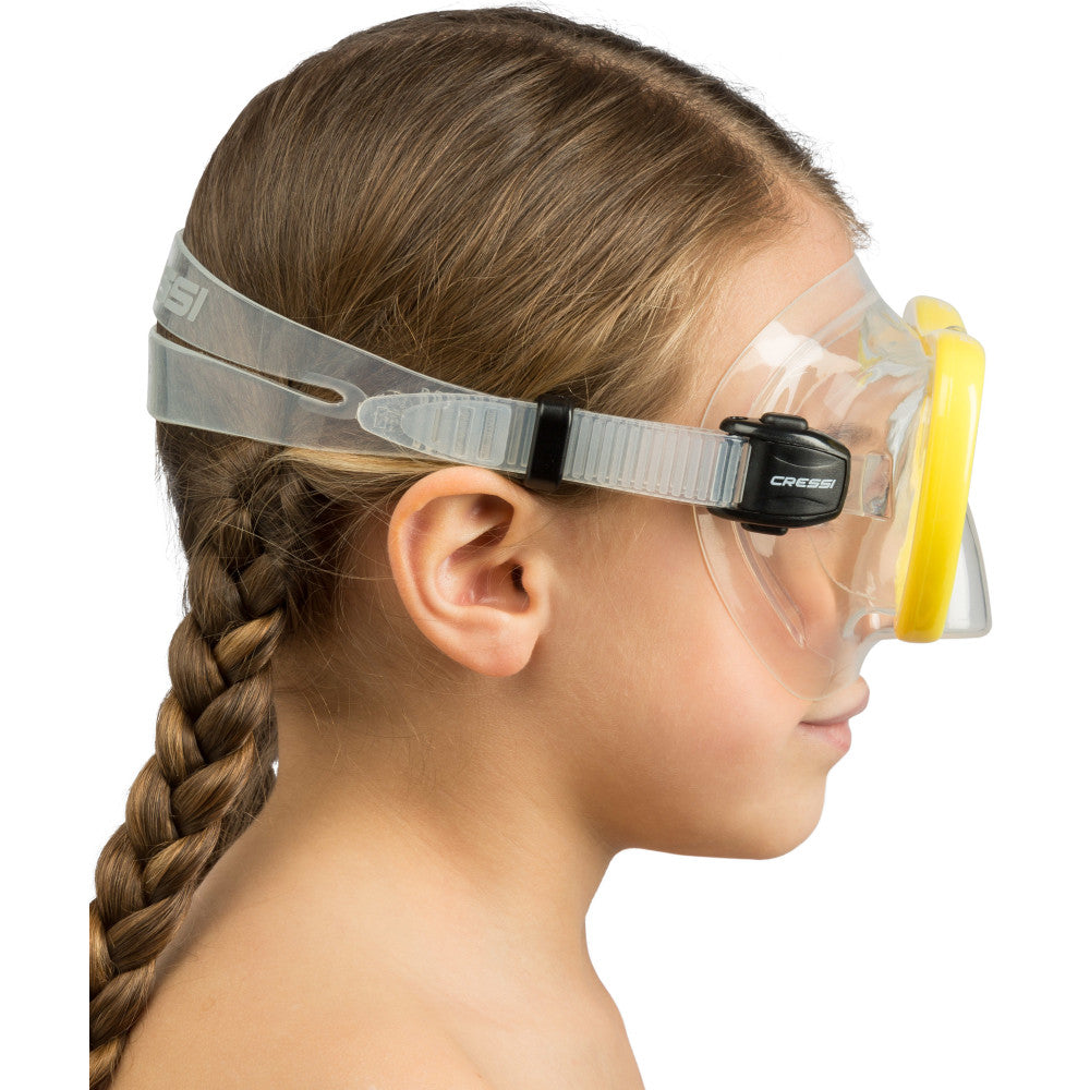 Cressi Pegaso & Iguana Semi-Dry Mask & Snorkel Set