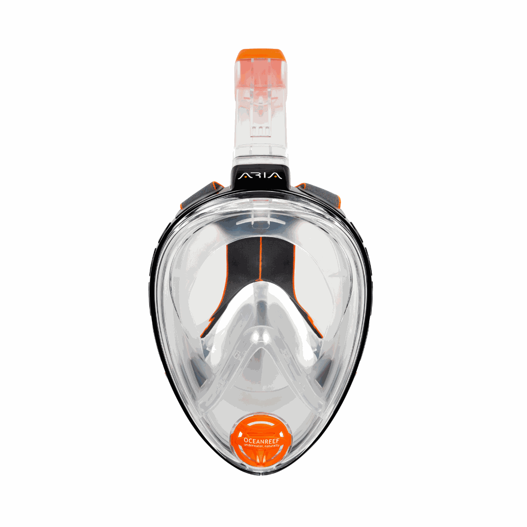 Ocean Reef ARIA Classic Snorkeling Mask with panoramic view and dry snorkel technology.