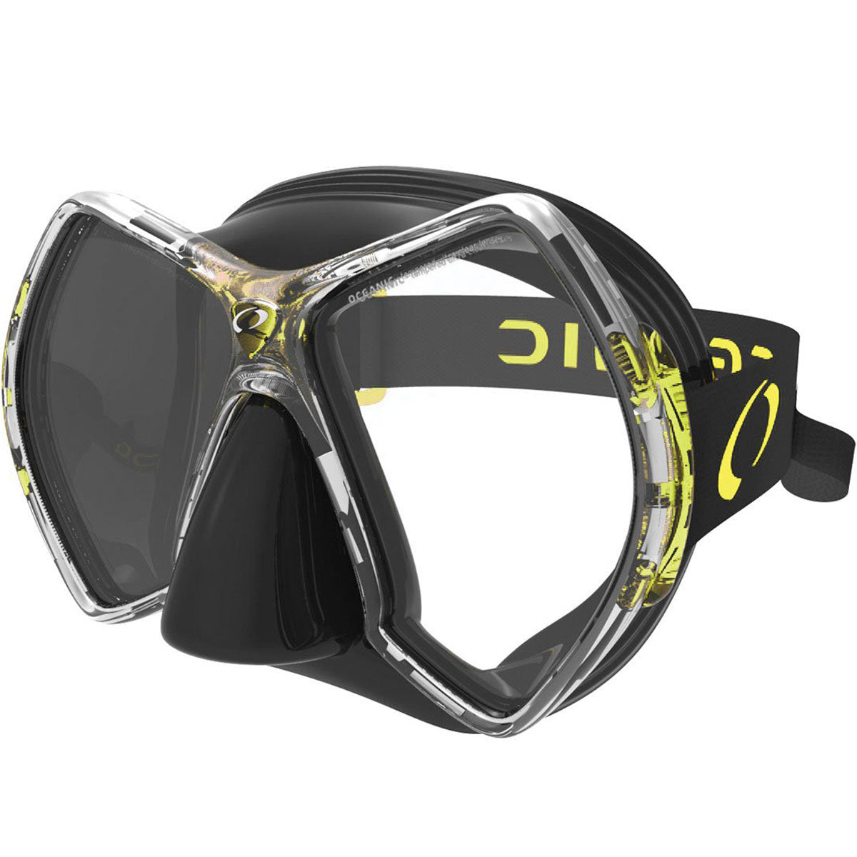 Oceanic Cyanea Diving Mask - Black/Yellow