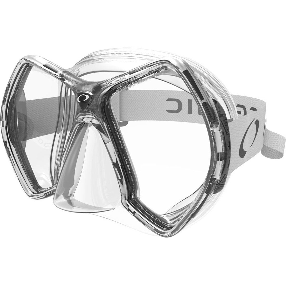 Oceanic Cyanea Diving Mask - Clear/Titanium
