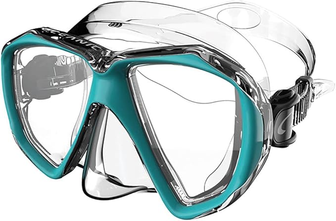 Oceanic Duo Diving Mask - Clear/Aqua
