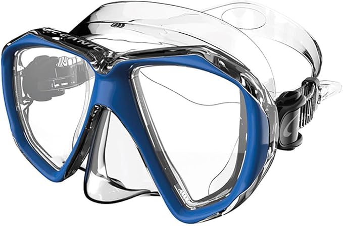 Oceanic Duo Diving Mask - Clear/Blue