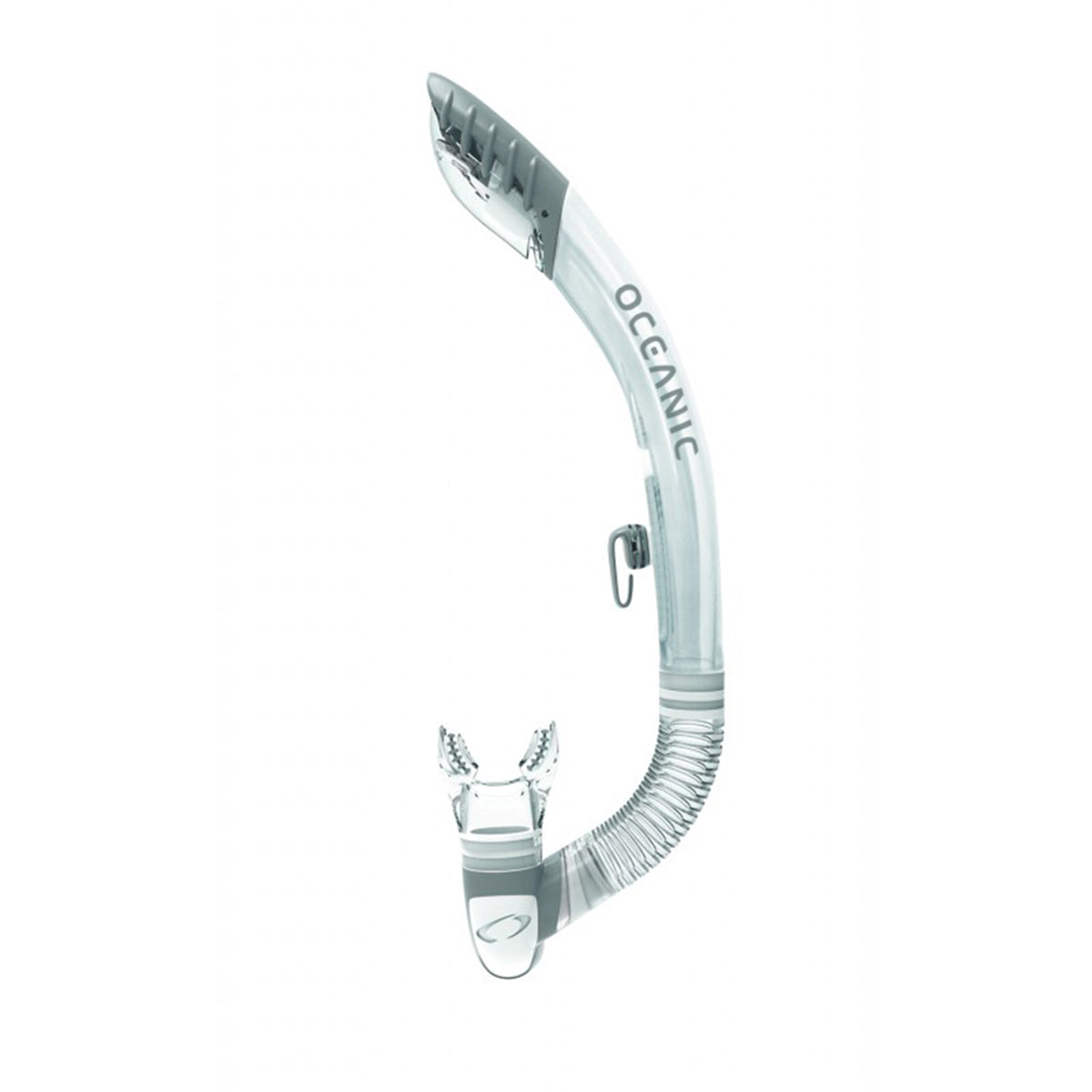 Oceanic Ultra Dry 2 Snorkel - Clear/Titanium