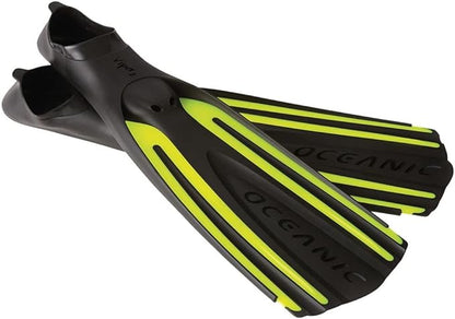Oceanic Viper 2 Fins Full Foot - Black/Yellow / X-Small