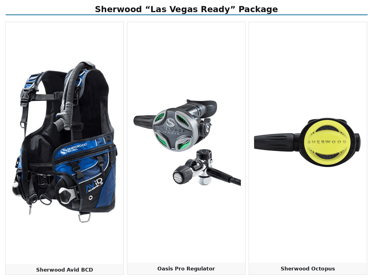 Sherwood “Las Vegas Ready” Scuba Package
