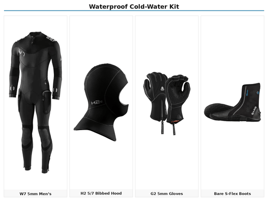 Waterproof Cold-Water Kit (Men’s W7)