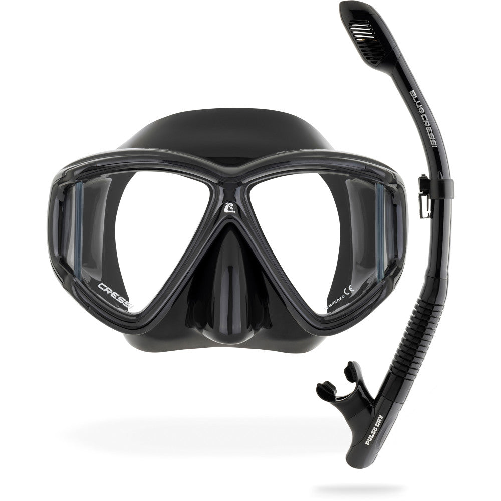 Cressi Quattro + Pulse Mask & Snorkel Set