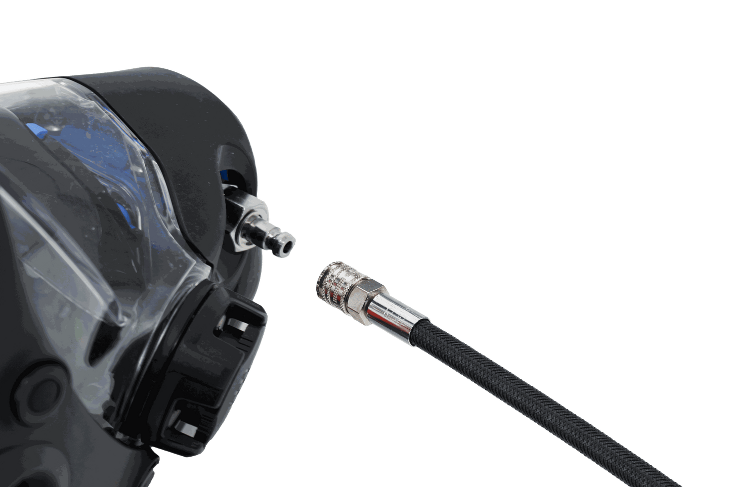 Ocean Reef Extraflex Quick Connect Hose with full face mask connector.