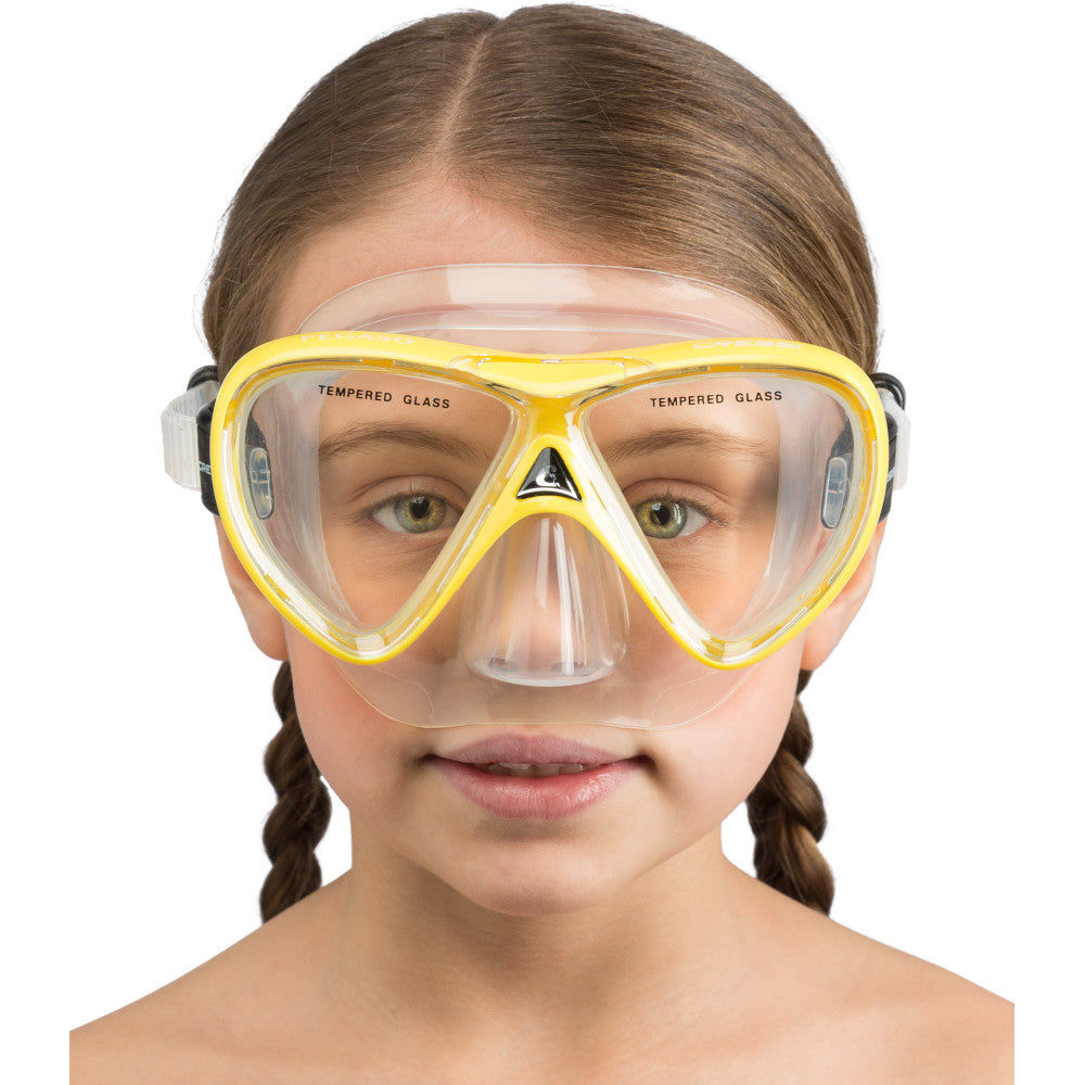 Cressi Pegaso & Iguana Semi-Dry Mask & Snorkel Set