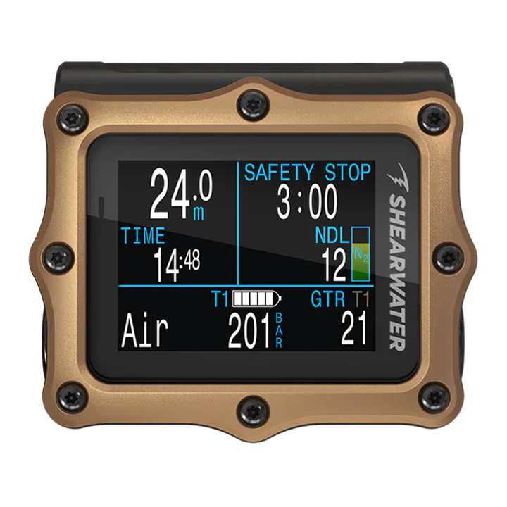 SHEARWATER PERDIX 2 DIVE COMPUTER - Ti Journeys Edition Bronze