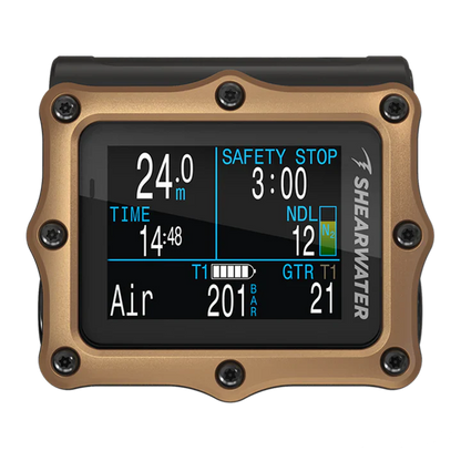 SHEARWATER PERDIX 2 DIVE COMPUTER - Ti Journeys Edition Bronze
