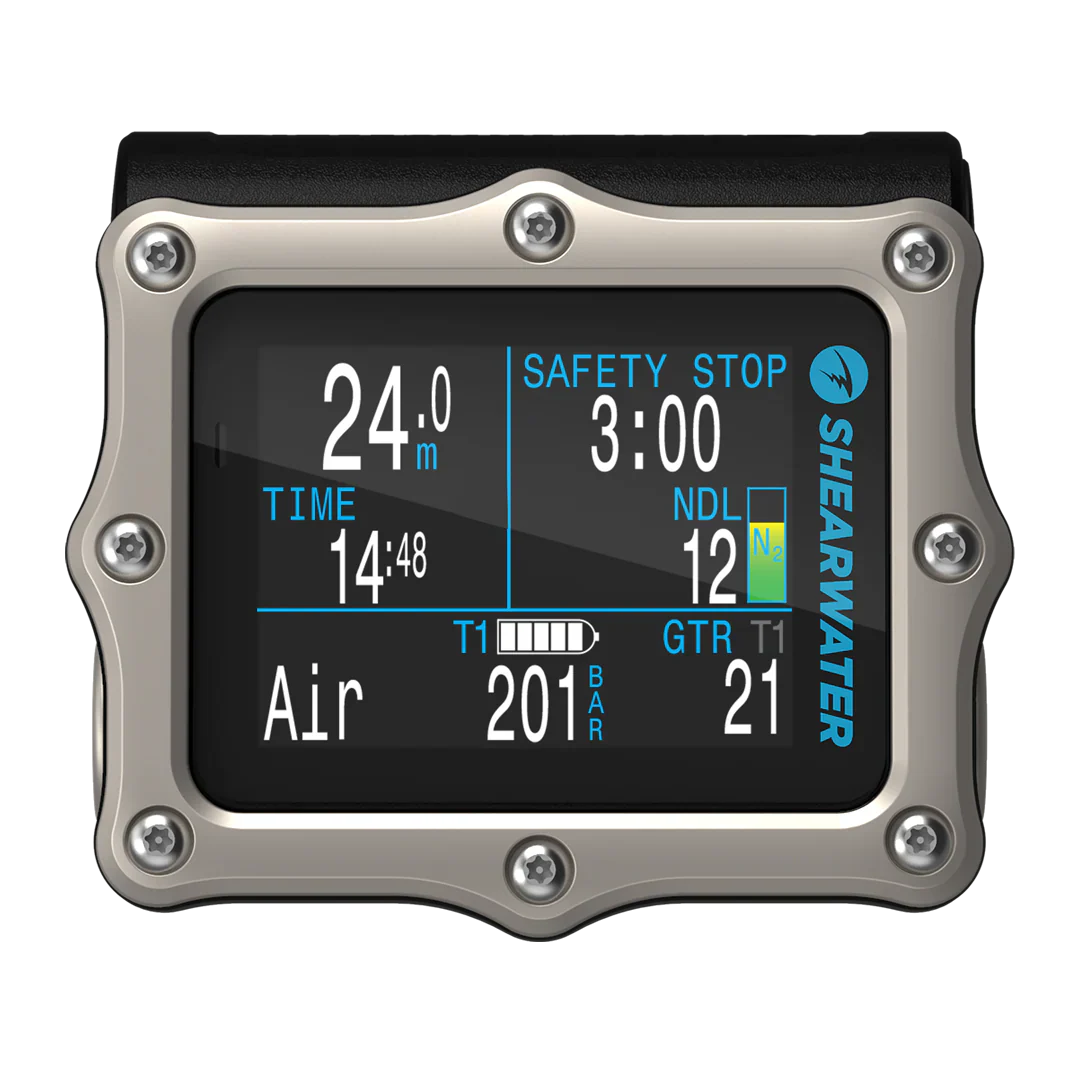 SHEARWATER PERDIX 2 DIVE COMPUTER - Ti Silver