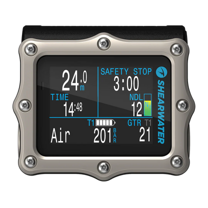 SHEARWATER PERDIX 2 DIVE COMPUTER - Ti Silver