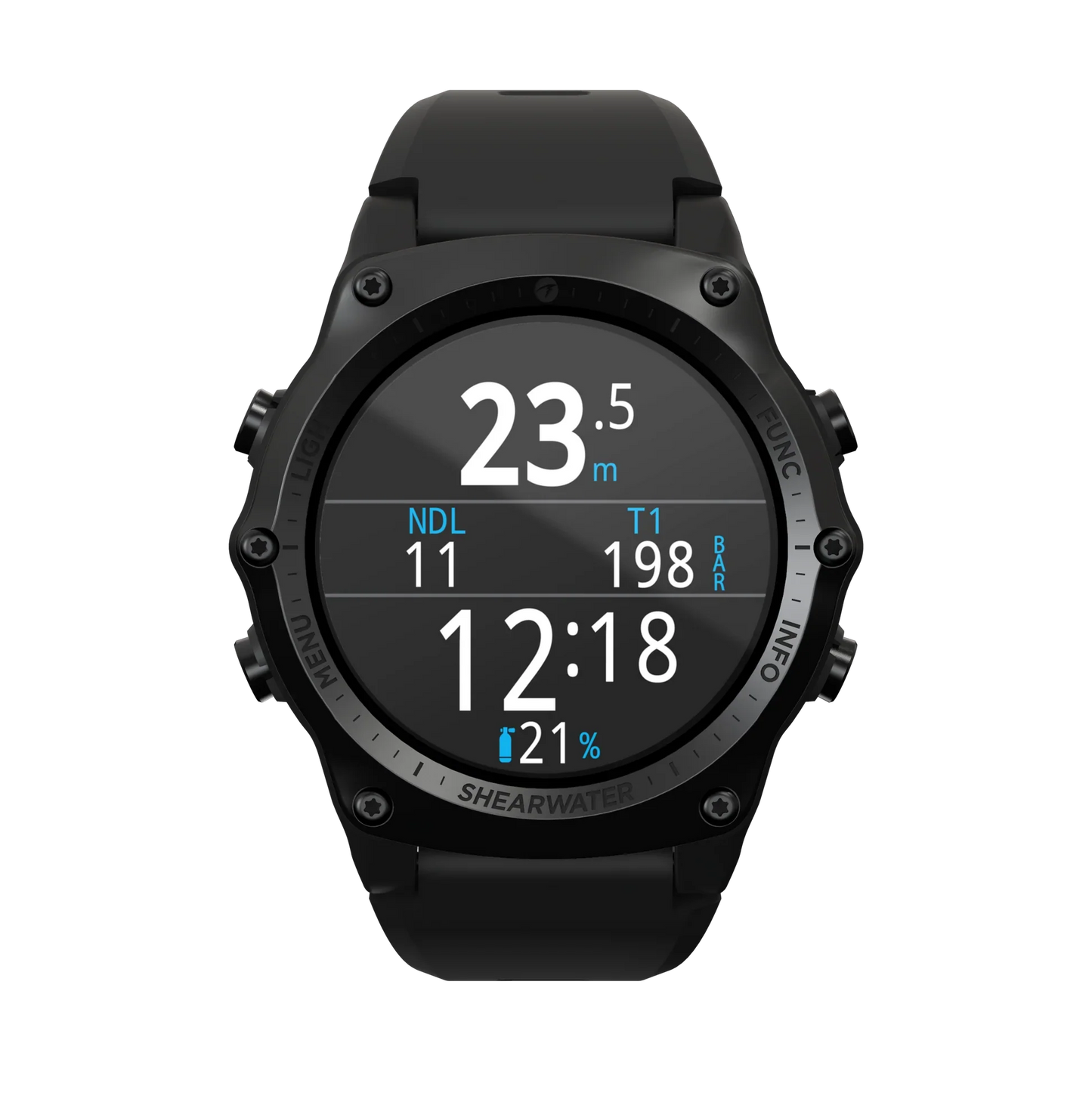 SHEARWATER TERIC DIVE COMPUTER - Black