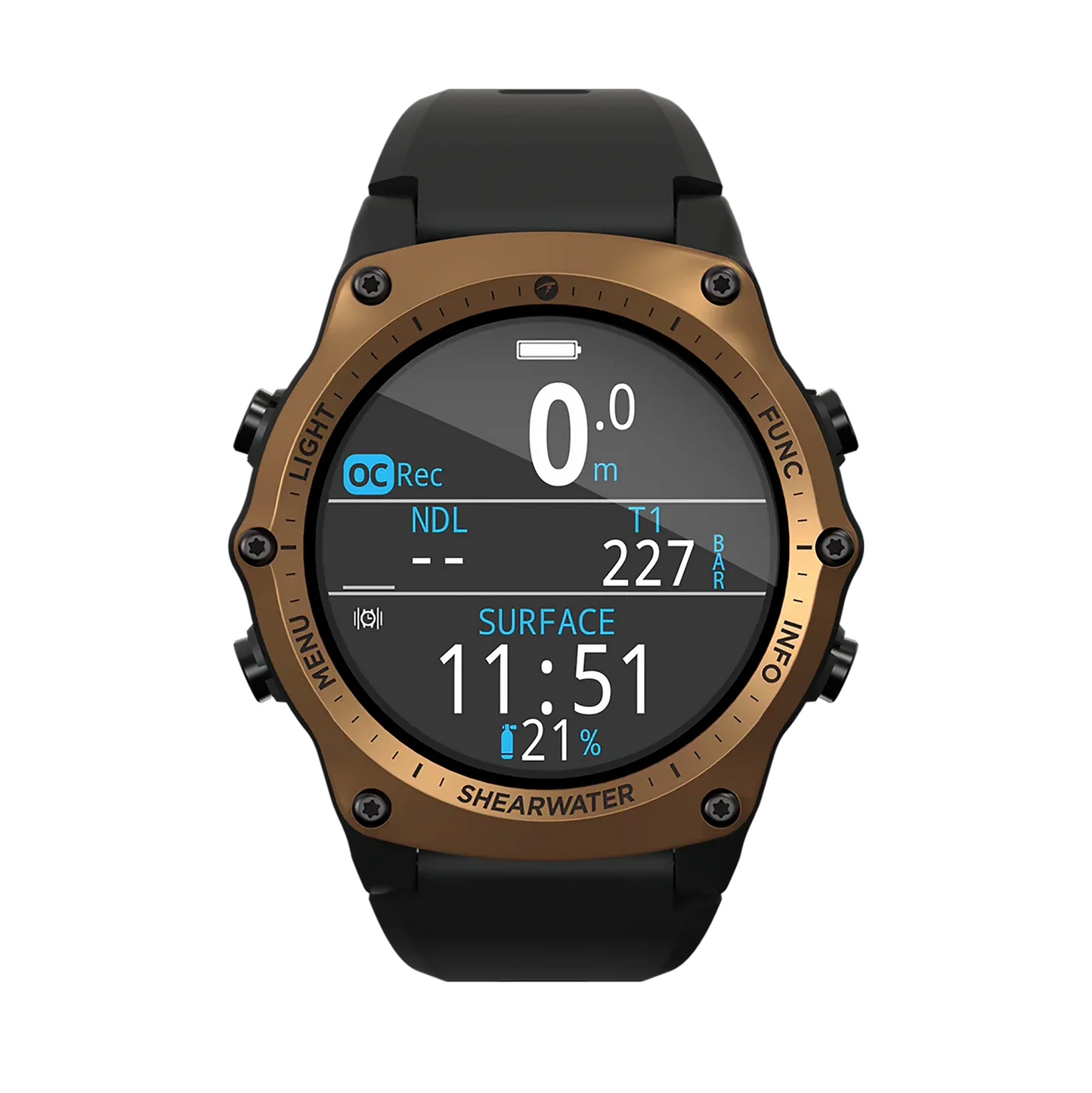 SHEARWATER TERIC DIVE COMPUTER - Journey’s Edition Bronze